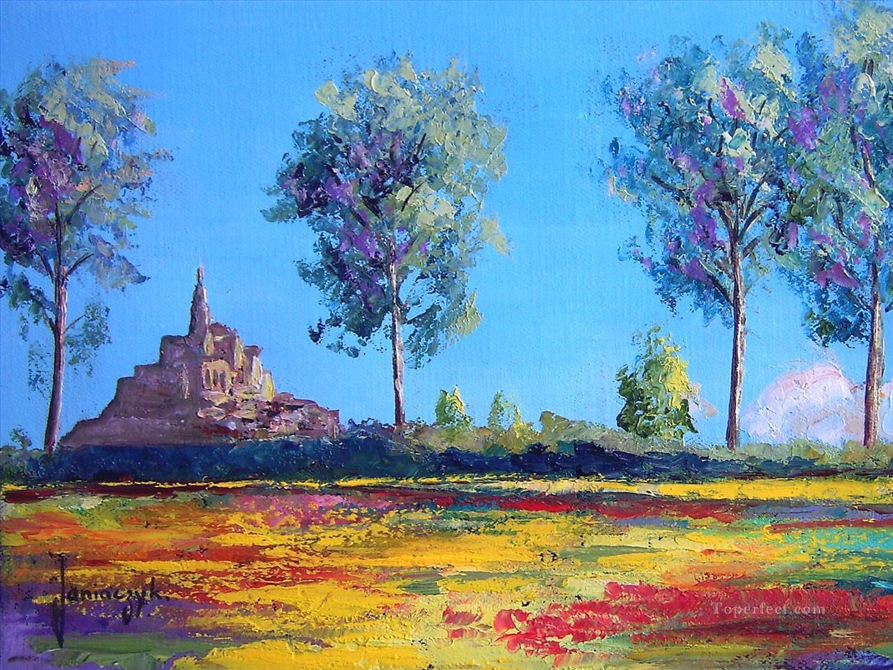 PLS06 beautiful landscape garden Oil Paintings